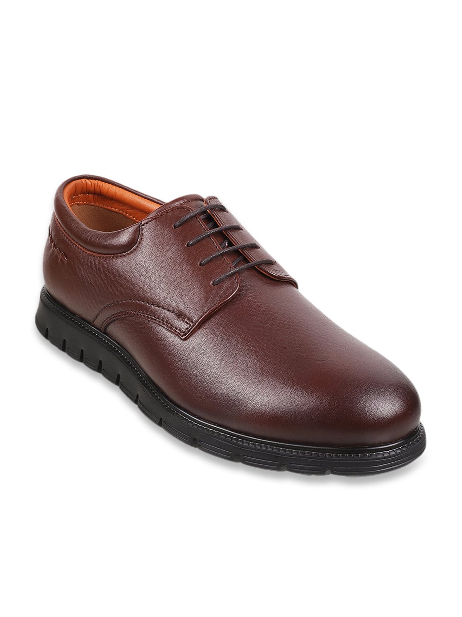 Da Vinchi by Metro Men's Cognac Derby Shoes