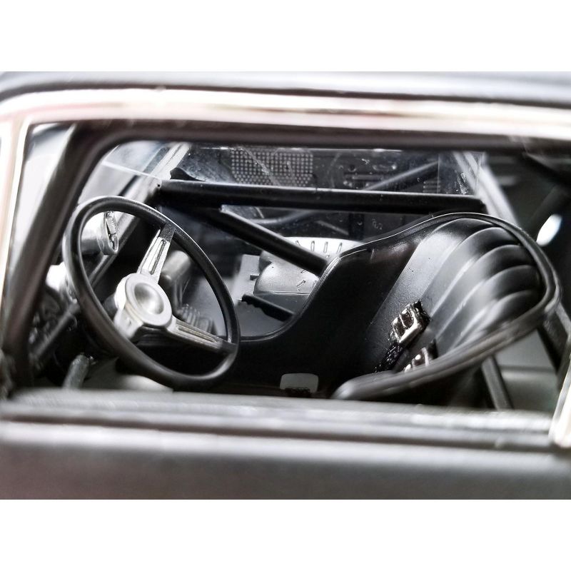 1971 Chevrolet Nova Matt Black "Death Proof" (2007) Movie Limited Edition to 792 pieces Worldwide 1/18 Diecast Model Car by GMP