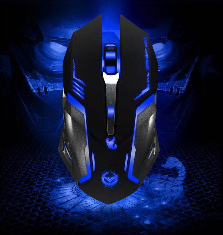 RAJFOO Crazy Scorpion 8D 3200DPI 6Buttons Ergonomic Usb Optical Pro-Gaming Mouse