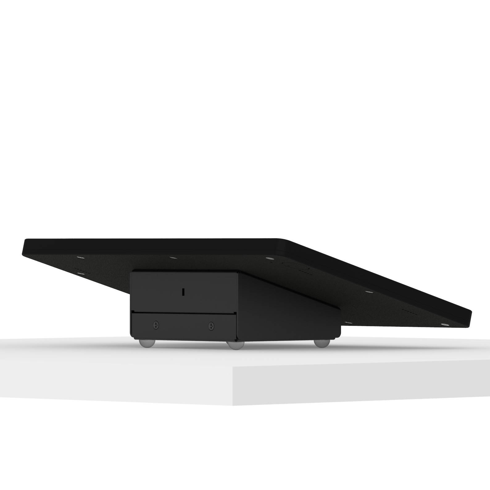 VidaMount Black Enclosure and Fixed Tilted 15&deg; Desk / Surface Mount [Bundle] compatible with iPad Pro 12.9" (1st/2nd Gen)