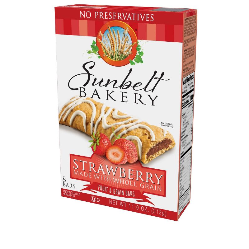 Sunbelt Bakery Strawberry Fruit & Grain Bars - 8ct/11oz