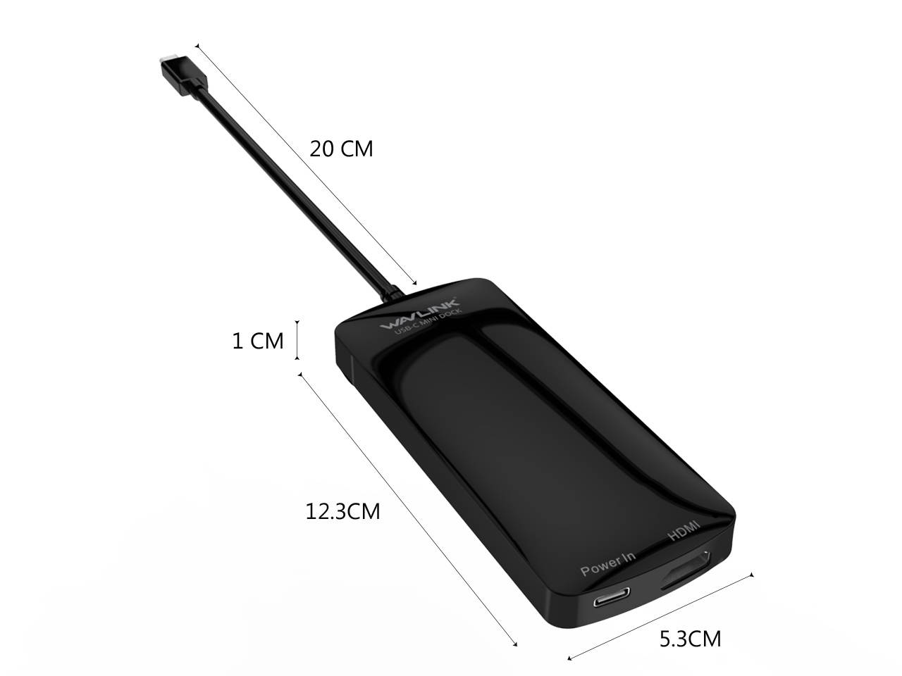 Wavlink USB-C HDMI HUB, 4K HDMI Output, USB 3.1 Type C Hub with Power Delivery for Charging,  6-in-1 USB  Type C to HDMI Adapter Docking Station, SuperSpeed 4x USB 3.0 Ports Up to 5Gbps,Plug and Play