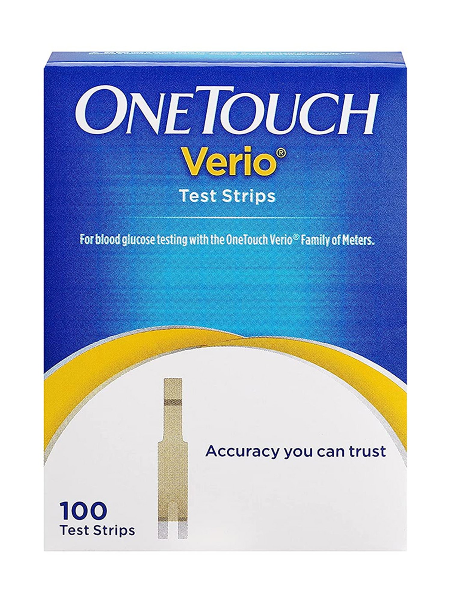 OneTouch Verio Test Strips - Pack of 100