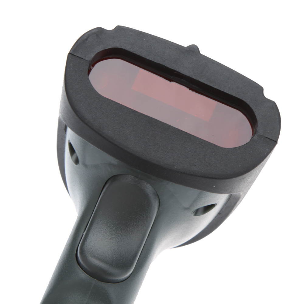 433MHz Wireless Laser Barcode Scanner Label Reader with Charger Base Handheld Barcode Scanning Gun for Supermarket Shop