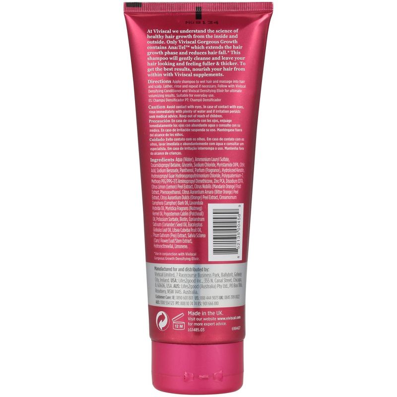 Viviscal Gorgeous Growth Densifying Shampoo - 8.45 fl oz