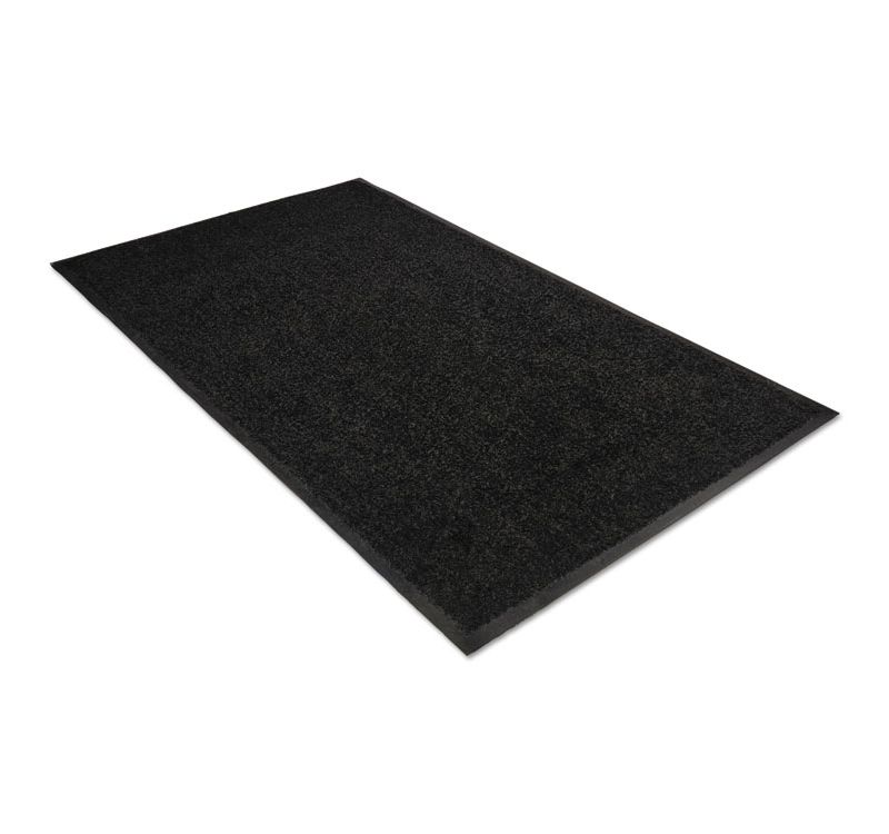 3'x5' Rectangle Solid Floor Mat Black - Guardian