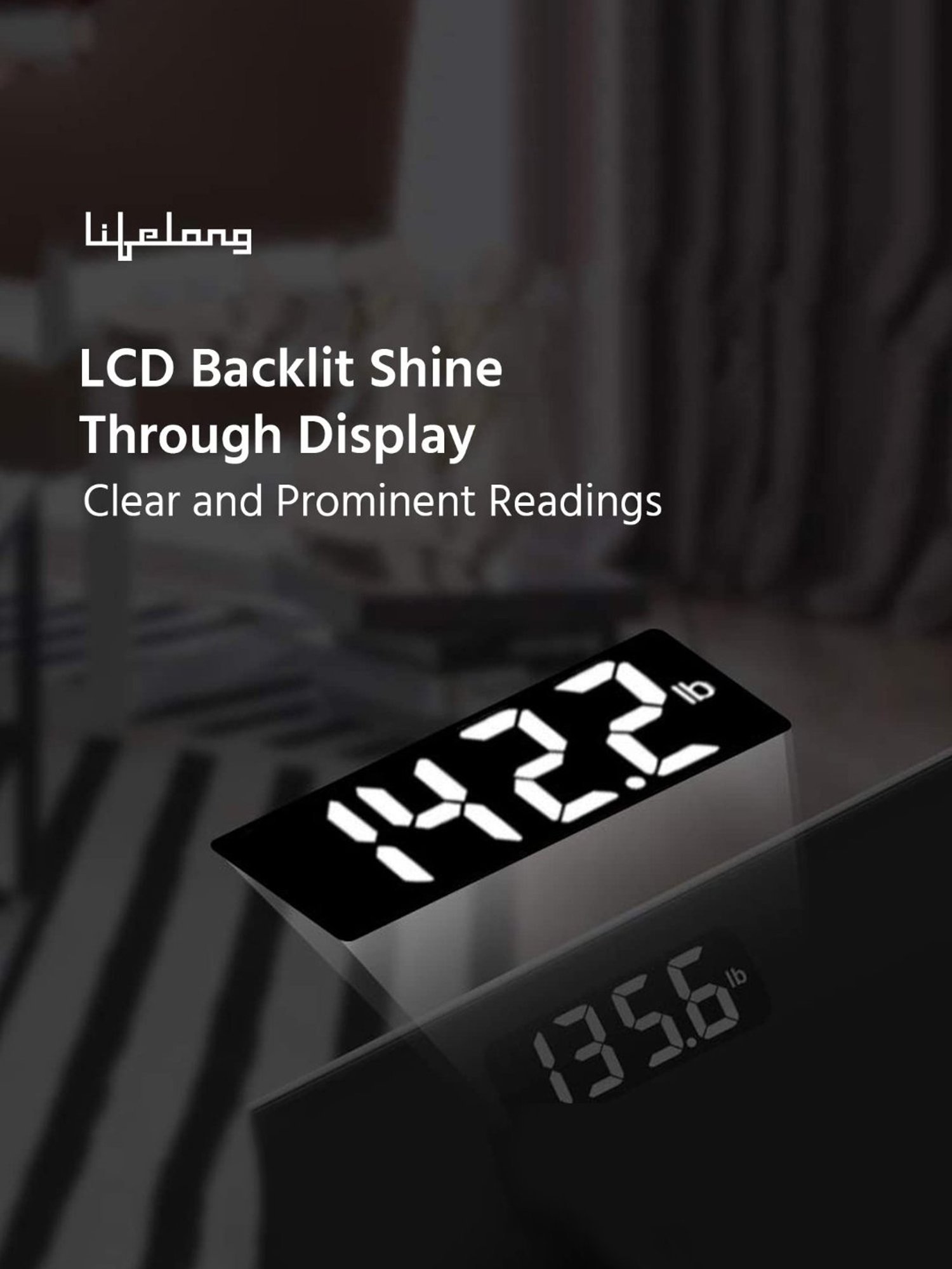 Lifelong Mystical LLWS63 Digital Weight Machine for Body Weight with LCD Display (Multicolor)