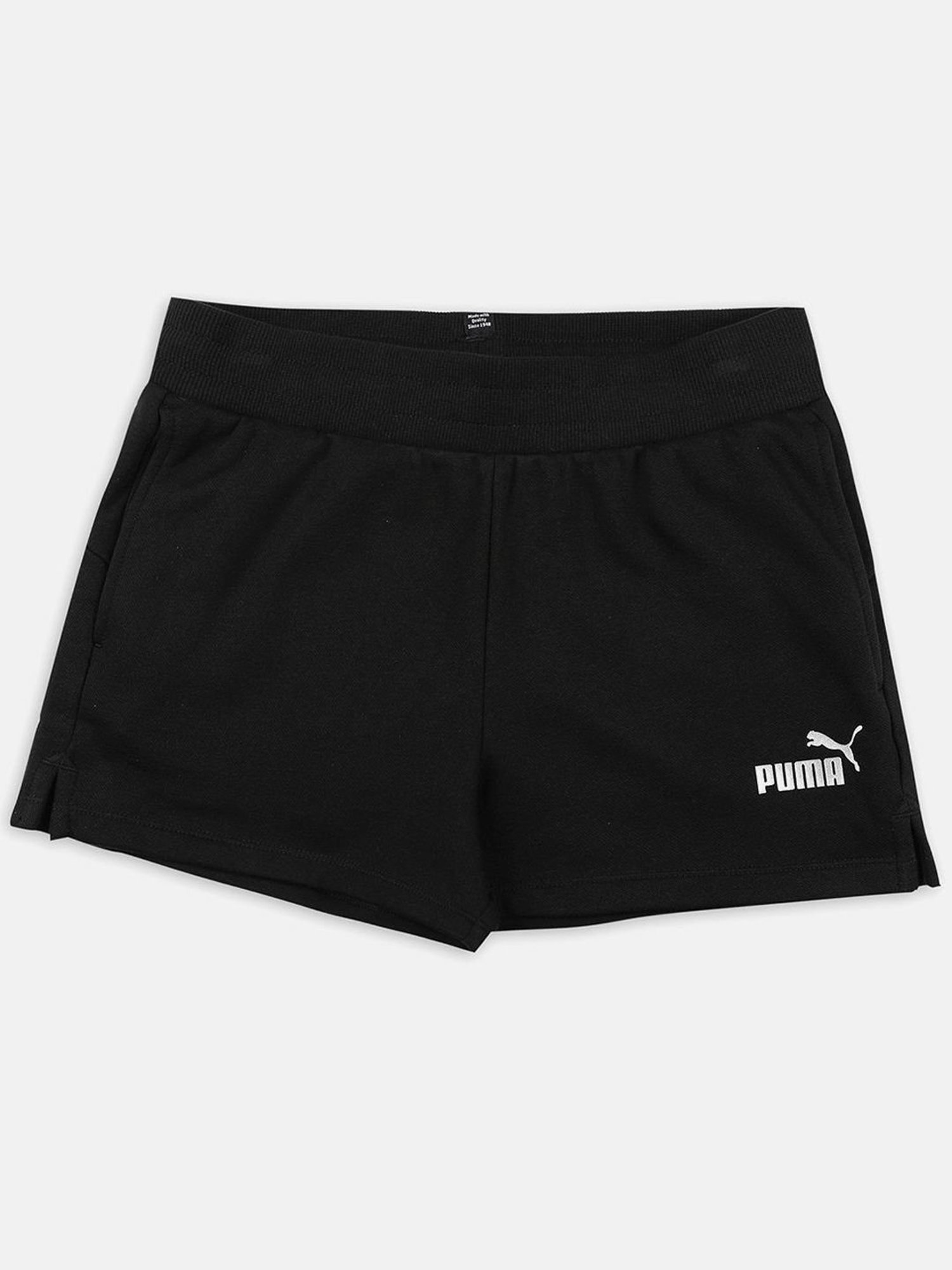 Coolsters by Pantaloons Kids Jet Black Cotton Regular Fit Shorts