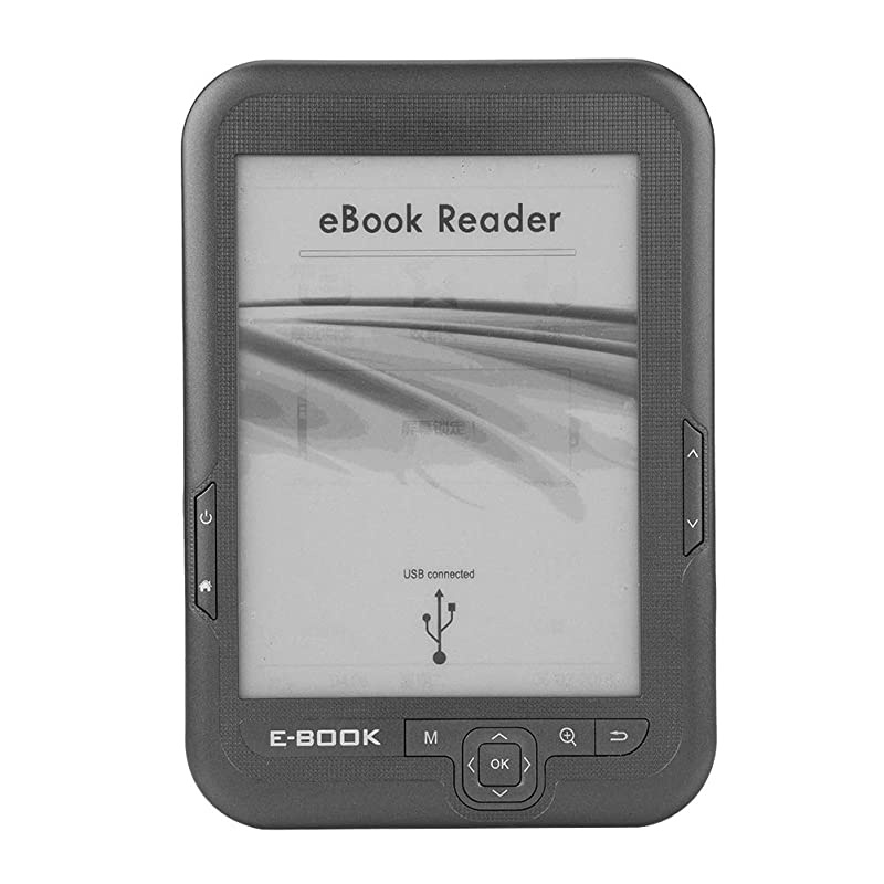 Reader, 6in E-Ink Reader 4G Reader Resolution 800 x 600 Blue Cover, 16 Gray Levels,167DPI, for 29 Languages to Choose