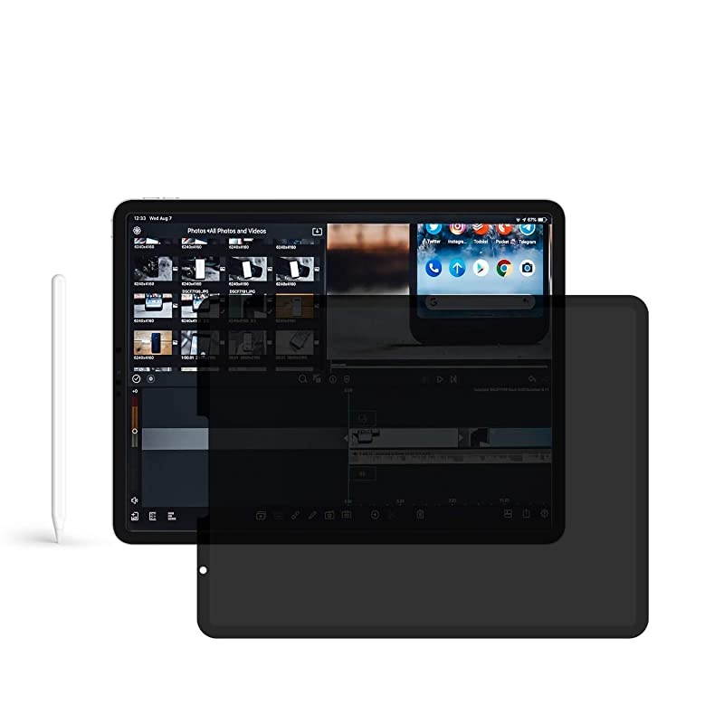 Privacy Screen Protector, Fully Removable, Anti-Glare, Scratch Resistant, Bubble-Free, Fingerprint-Proof for Apple iPad 9.7 6th/5th Gen (2018/2017)