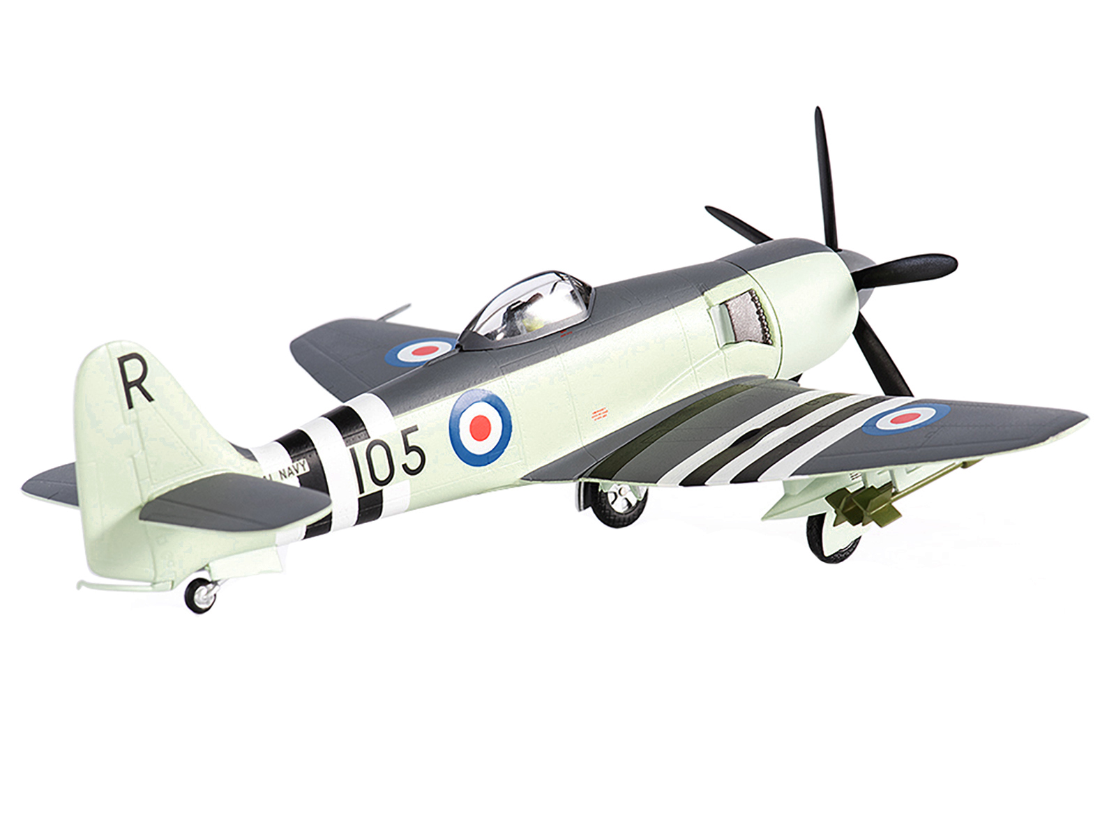 Hawker Typhoon Mk IB Fighter-Bomber Aircraft "No. 245 (Northern Rhodesian) Squadron" Royal Air Force (1942) "Planes of World War II" Series 1/72 Diecast Model Airplane by Luppa