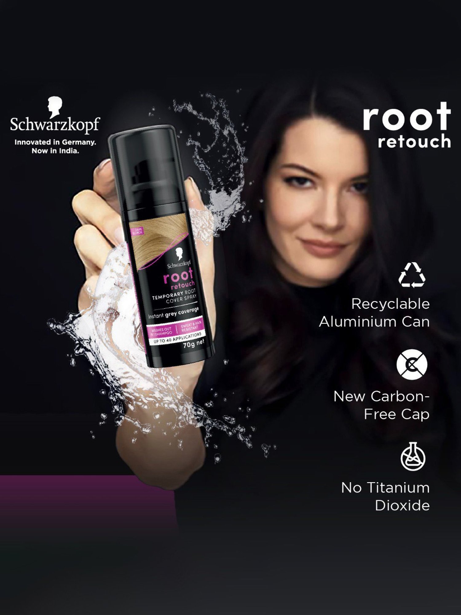 Schwarzkopf Root Retouch Temporary Root Cover Spray Dark Blonde - 120 ml