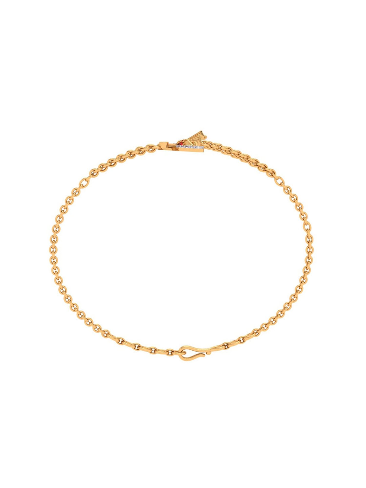 P.C. Chandra Jewellers 22k Yellow Gold Traditional Designer Bracelet