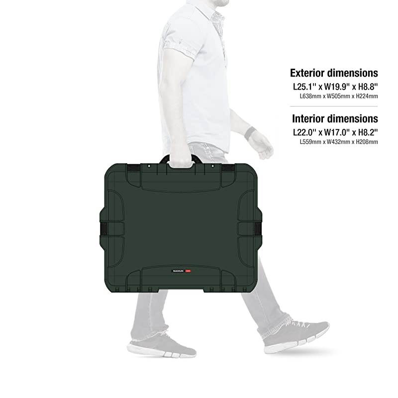 945 Waterproof Hard Case with Padded Dividers - Olive