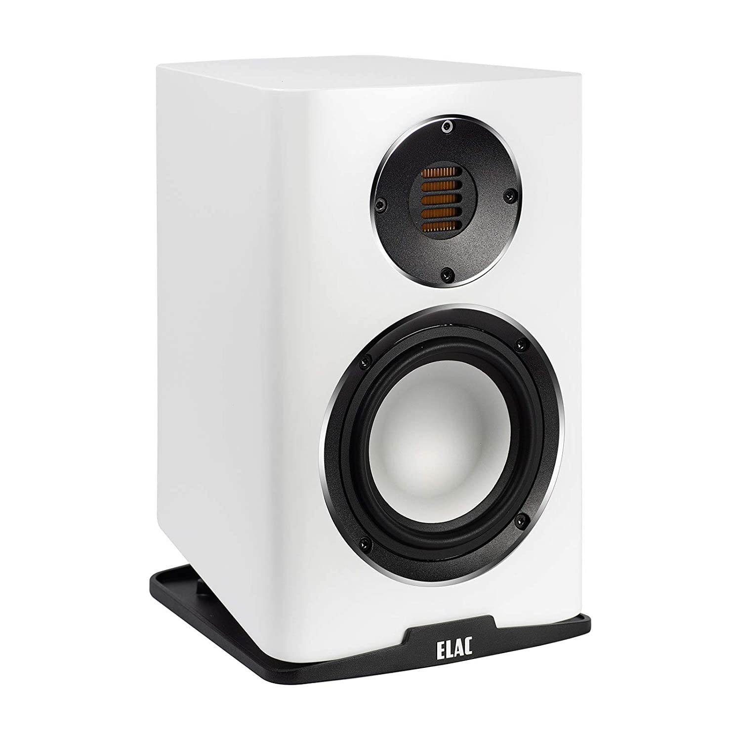 Elac BS243.4-SW Carina Premium Bookshelf Speakers - (Pair) Satin White