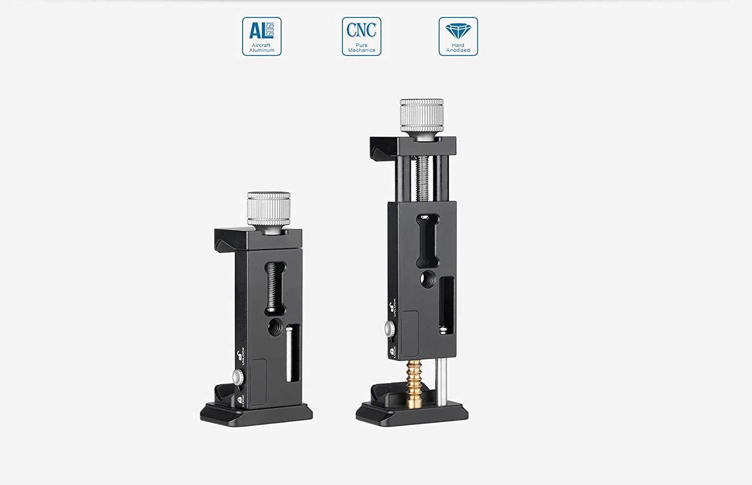 Leofoto PS-1+PC-90II Phone clamp kit Smartphone Clamp PC-90II All Metal Multi-function Universal Arca / RRS Compatible