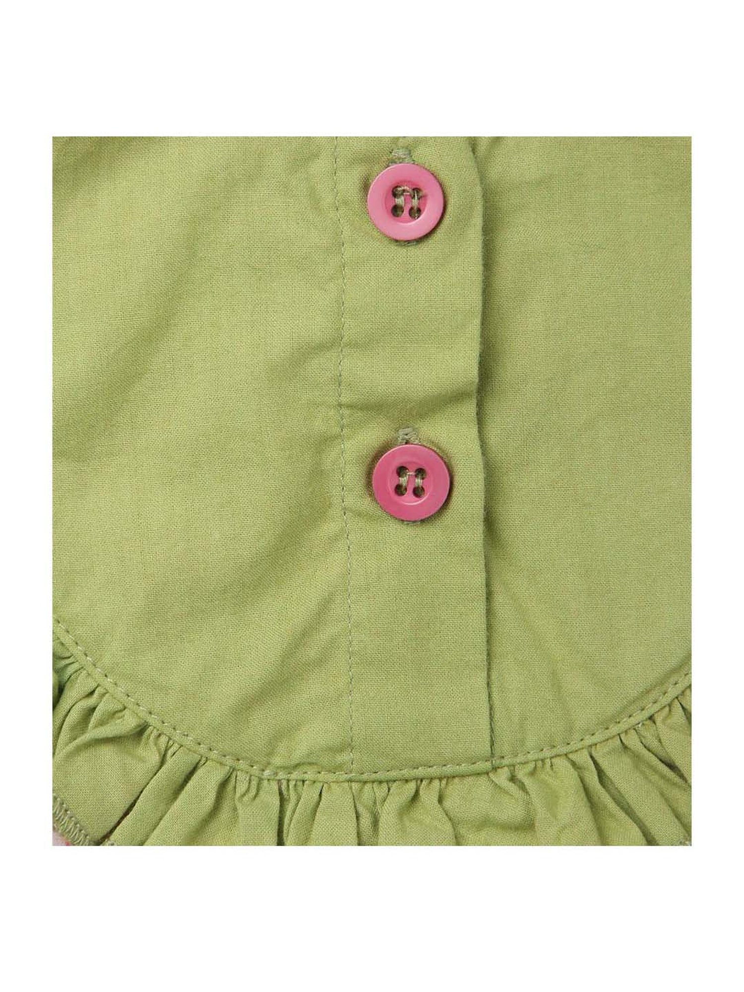 Nino Bambino Kids Multicolor Cotton Printed Dress