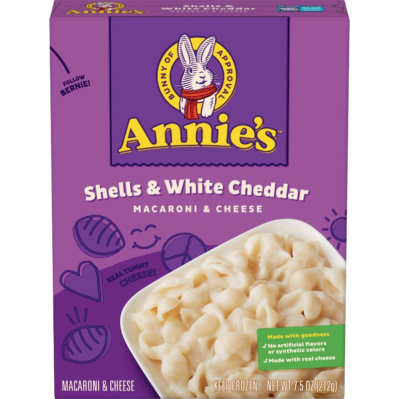 Annie's Frozen Macaroni & Cheese Shells & White Cheddar - 7.5oz