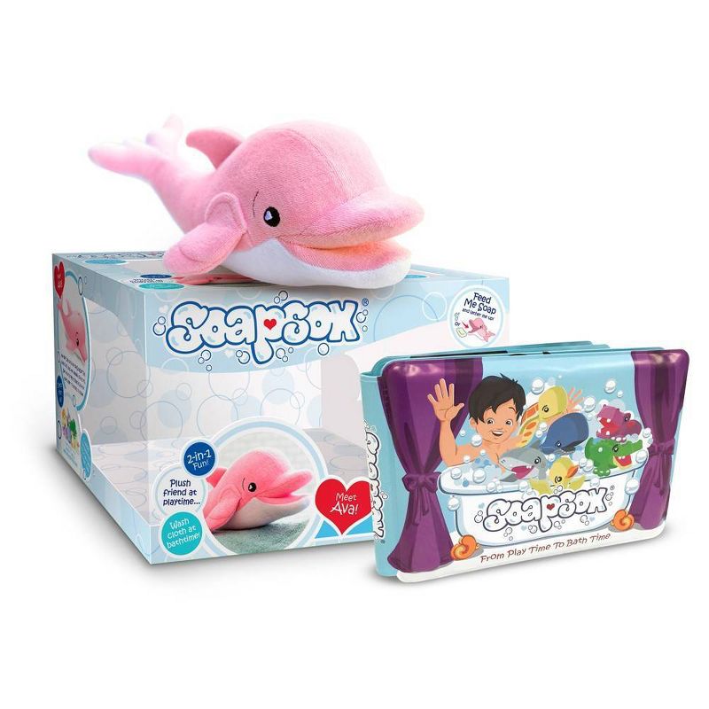 Ava the Dolphin Sponge Wash Mitt - SoapSox