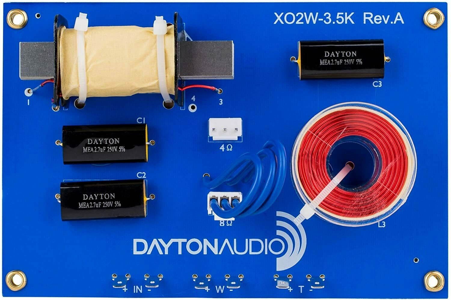 Dayton Audio - XO2W-3.5K - 2-Way Speaker Crossover 3,500 Hz