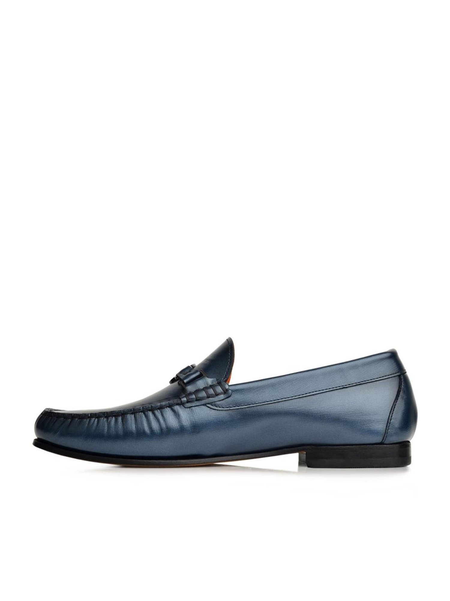 Language Shoes Men's Luca Navy Loafers