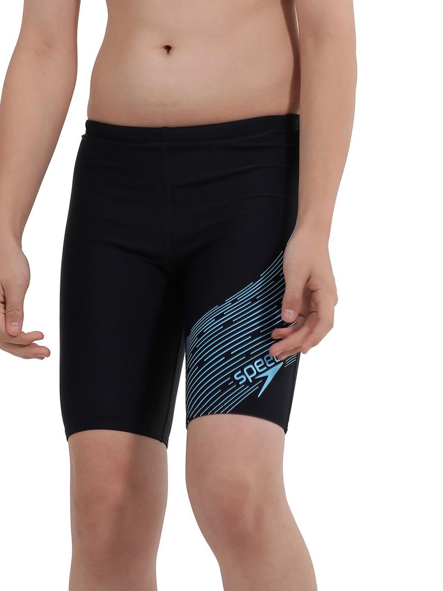 Speedo Kids Navy Solid Jammer
