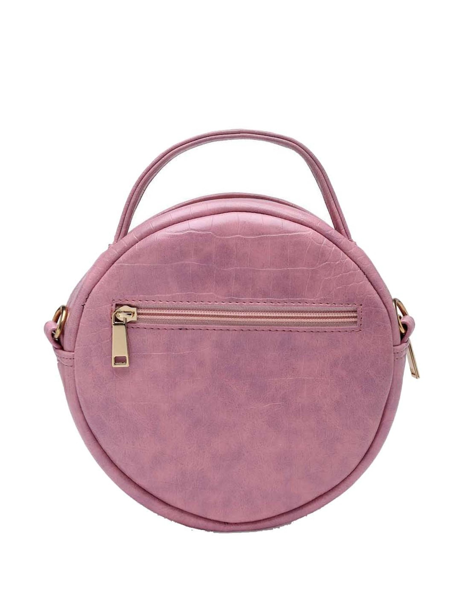 Bagsy Malone Pink Textured Medium Sling Handbag
