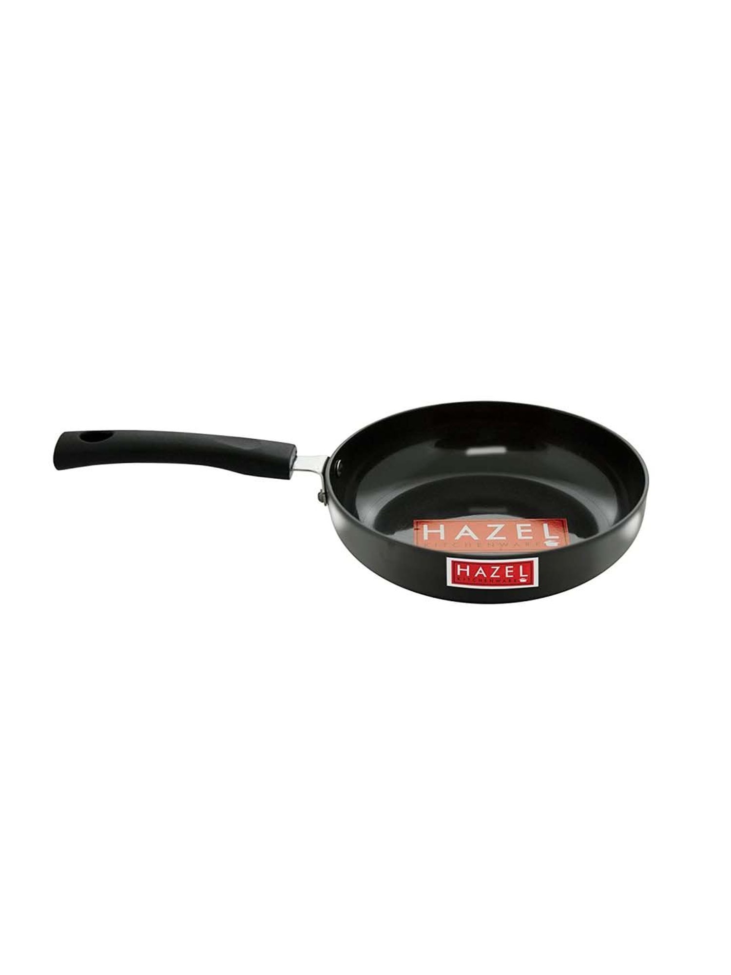 HAZEL Black Aluminium Frying Pan (1800 ml) - Set of 1