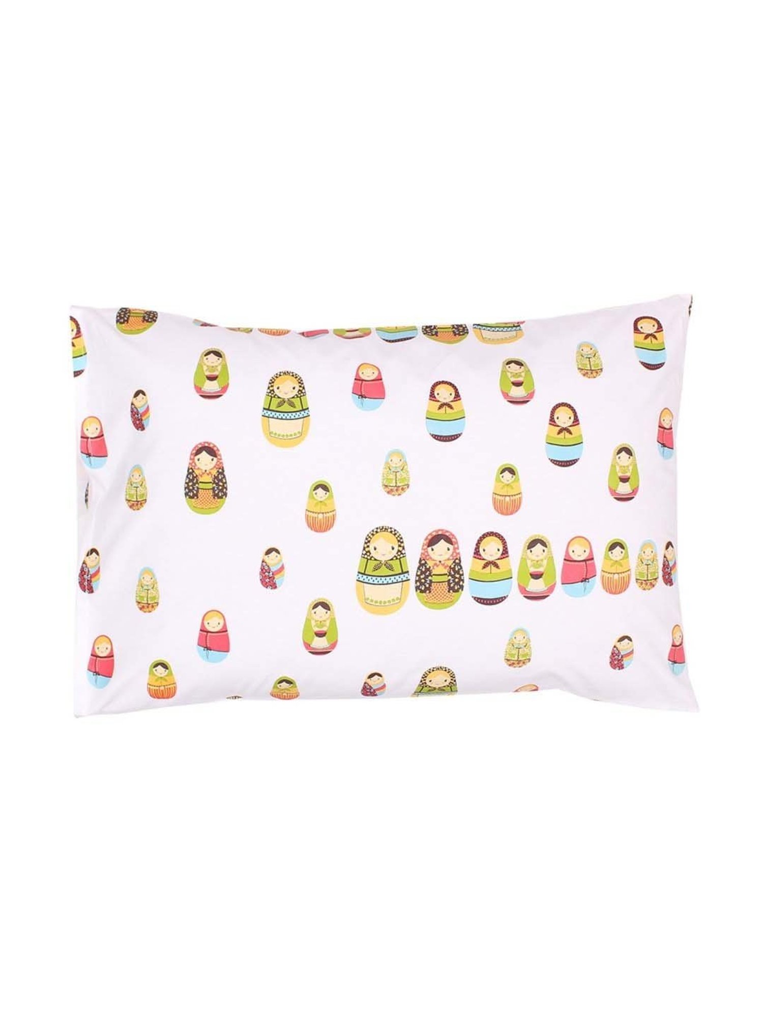 House This Godia Printed Multicolour Cotton Single Bed Sheet with Pillow Cover