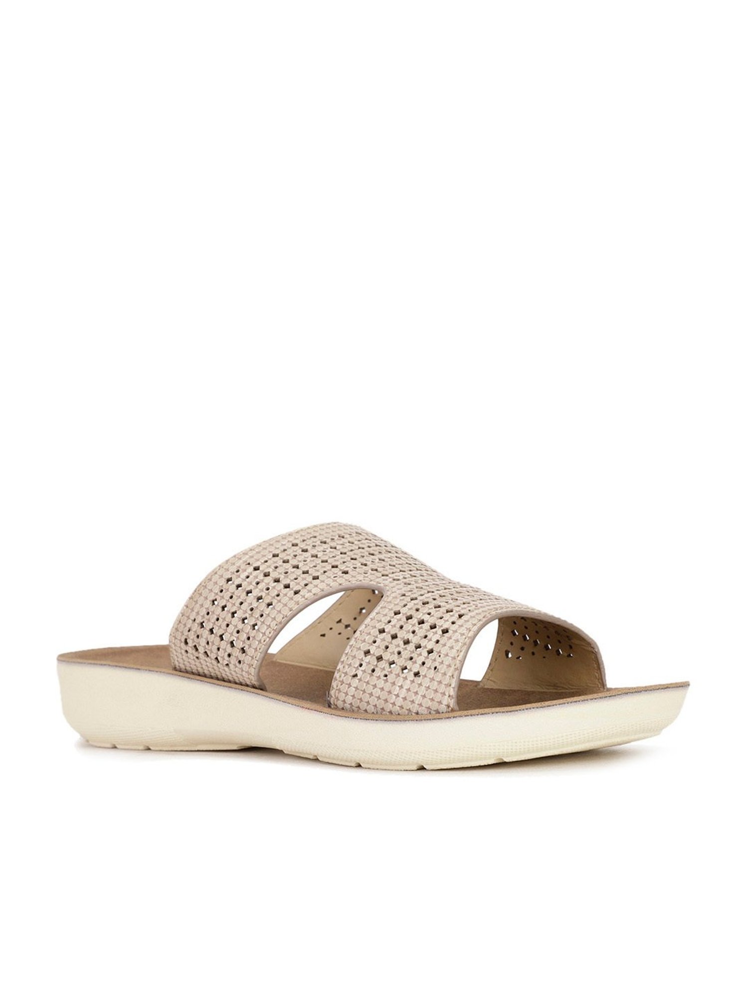 Bata Women's Beige Casual Sandals