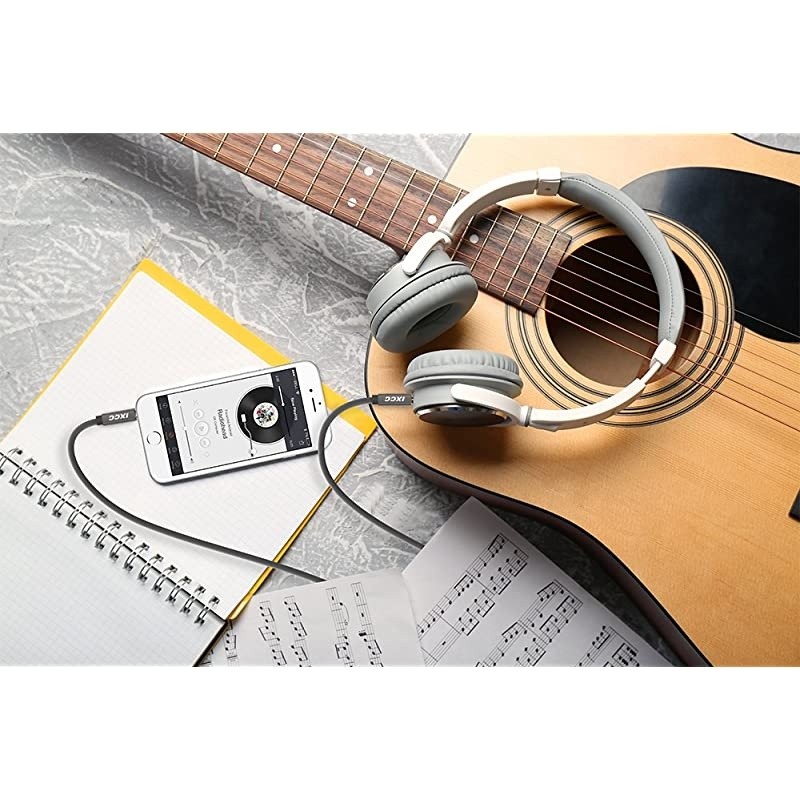 3.5mm Male to Male Aux Audio Stereo Cable [2Pack], [Ultra-Slim]  4Feet Auxiliary Cord for Car and All 3.5mm-Enabled Devices, Apple, Samsung, Android, Windows and MP3 Player