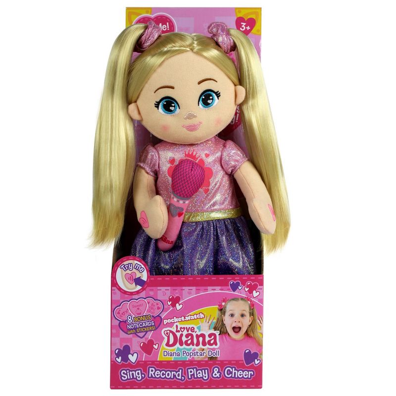 Love, Diana Electronics Rockstar 15'' Plush Doll