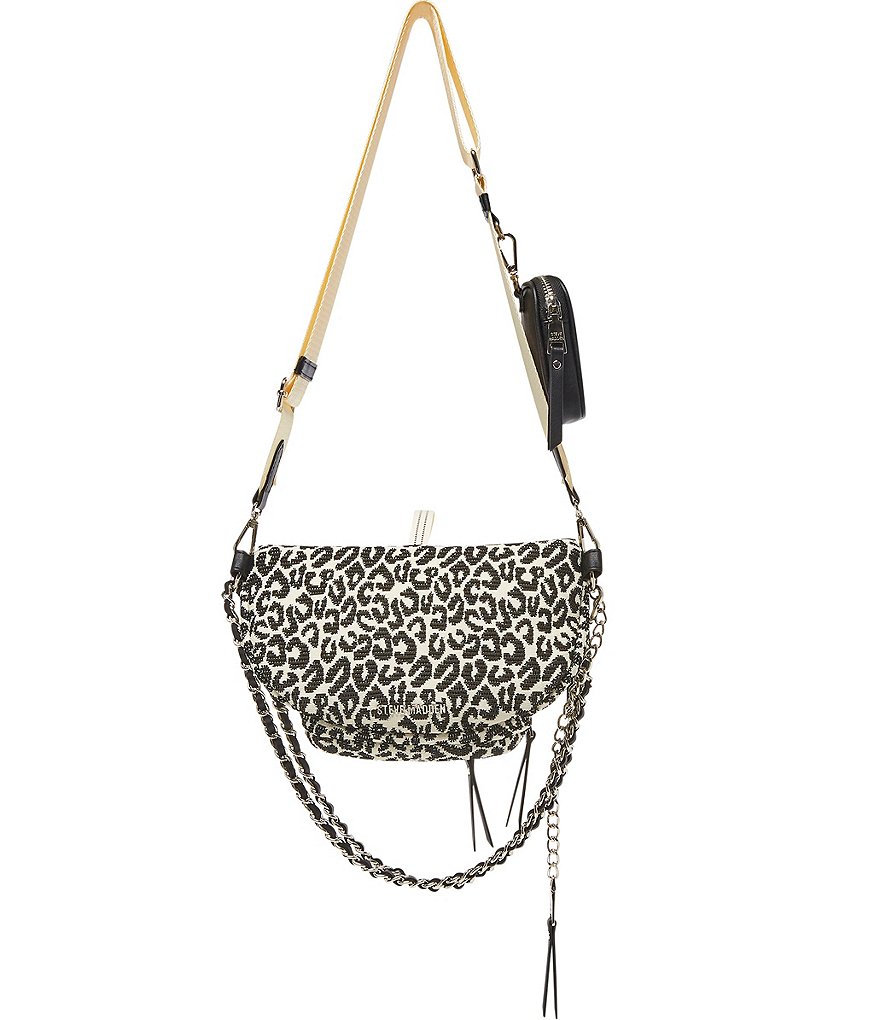 Steve Madden Maxima Leopard Convertible Belt Bag