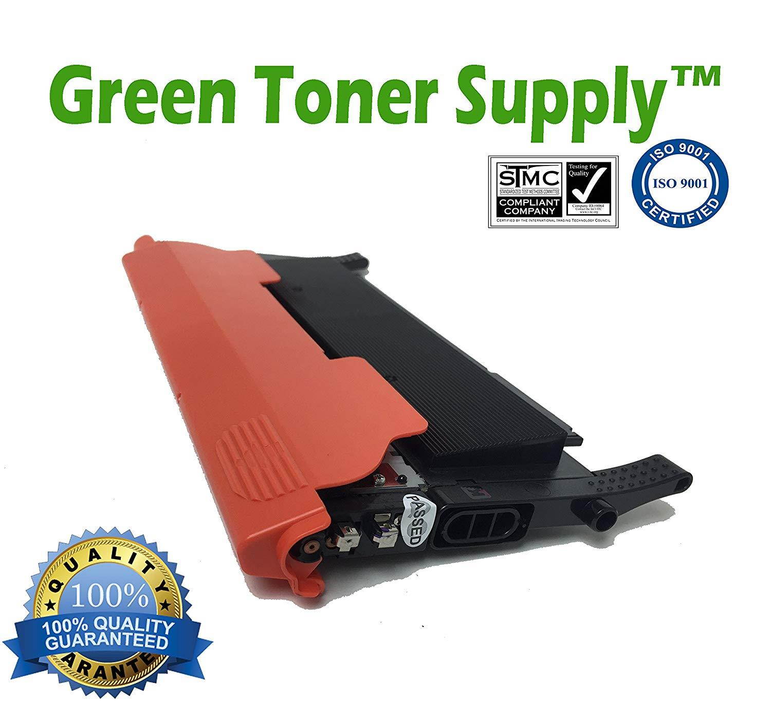 Green Toner Supply (TM) New Compatible [Samsung CLT-Y406S] Yellow LaserJet Toner Cartridges for Samsung CLP-365, CLP-365W, CLX-3305FN, CLX-3305FW, CLX-3305W