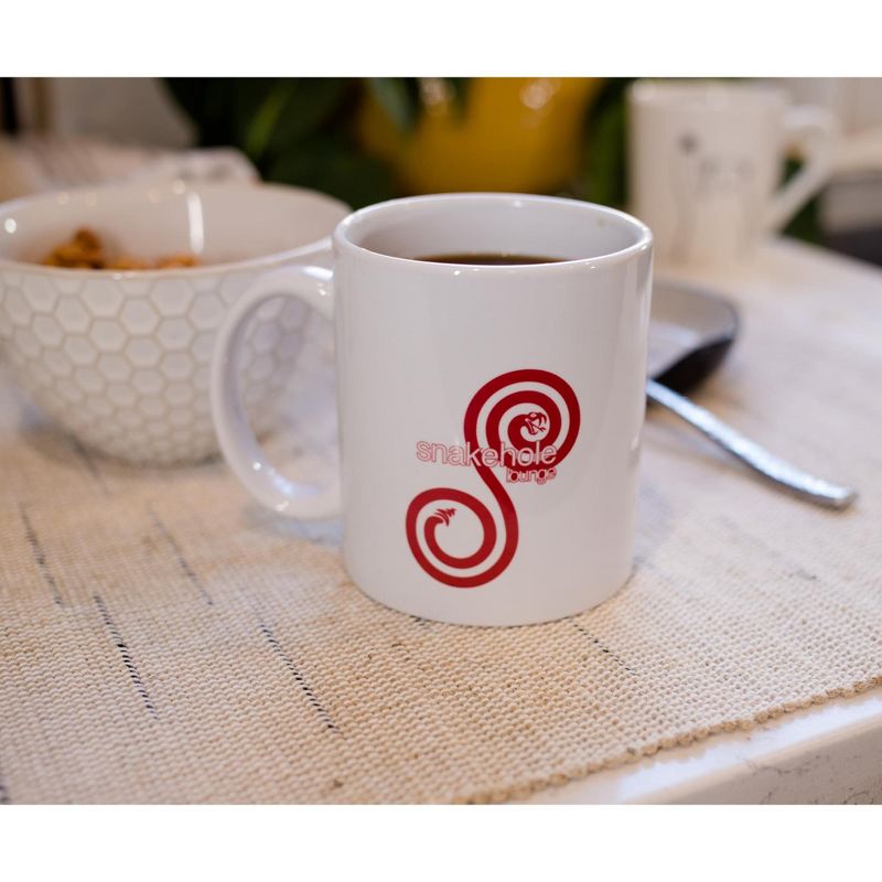 Surreal Entertainment Parks and Recreation Snakehole Lounge Ceramic Mug | Holds 11 Ounces