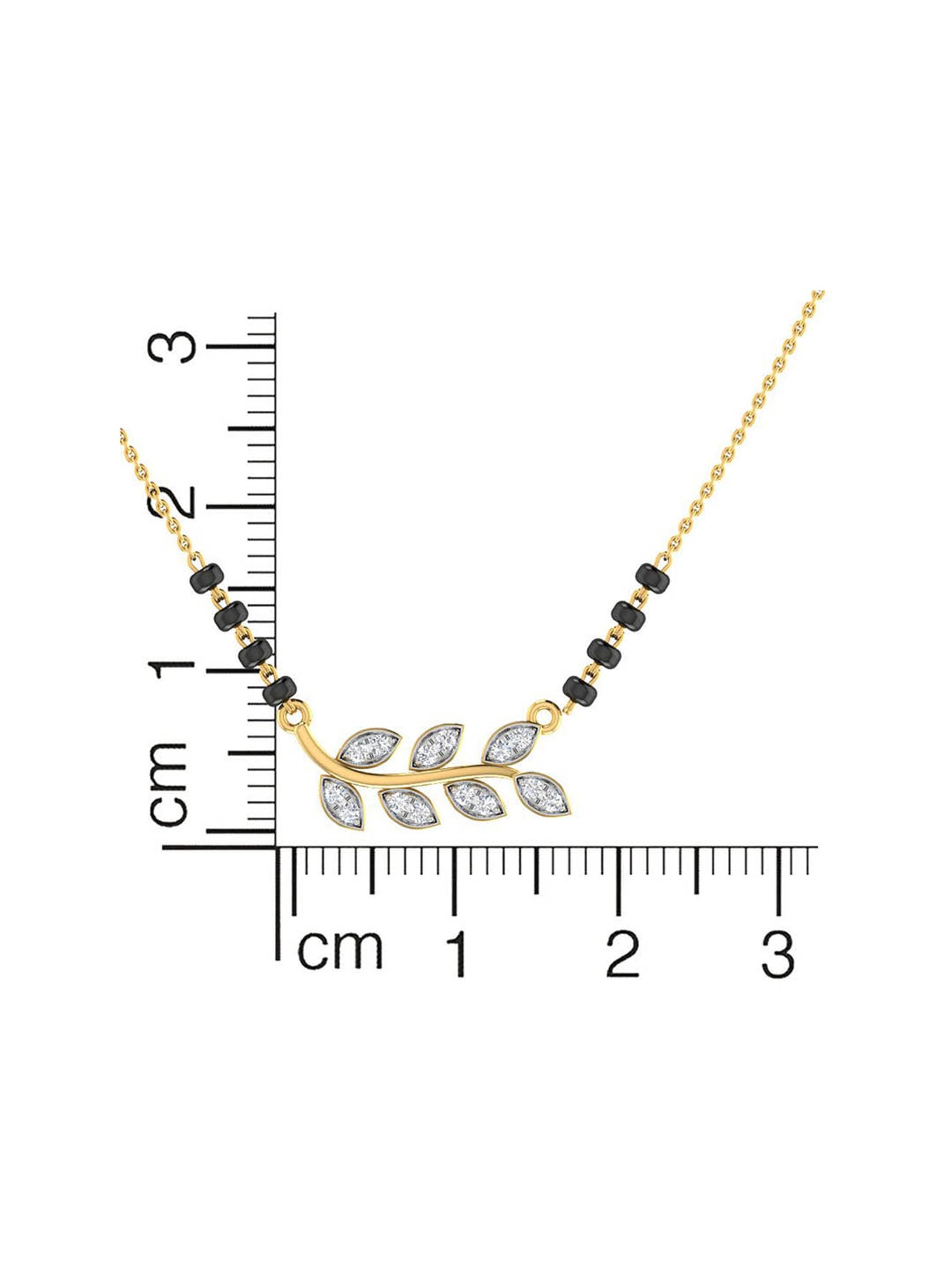 Waman Hari Pethe Jewellers 18k Gold & Diamond Mangalsutra for Women