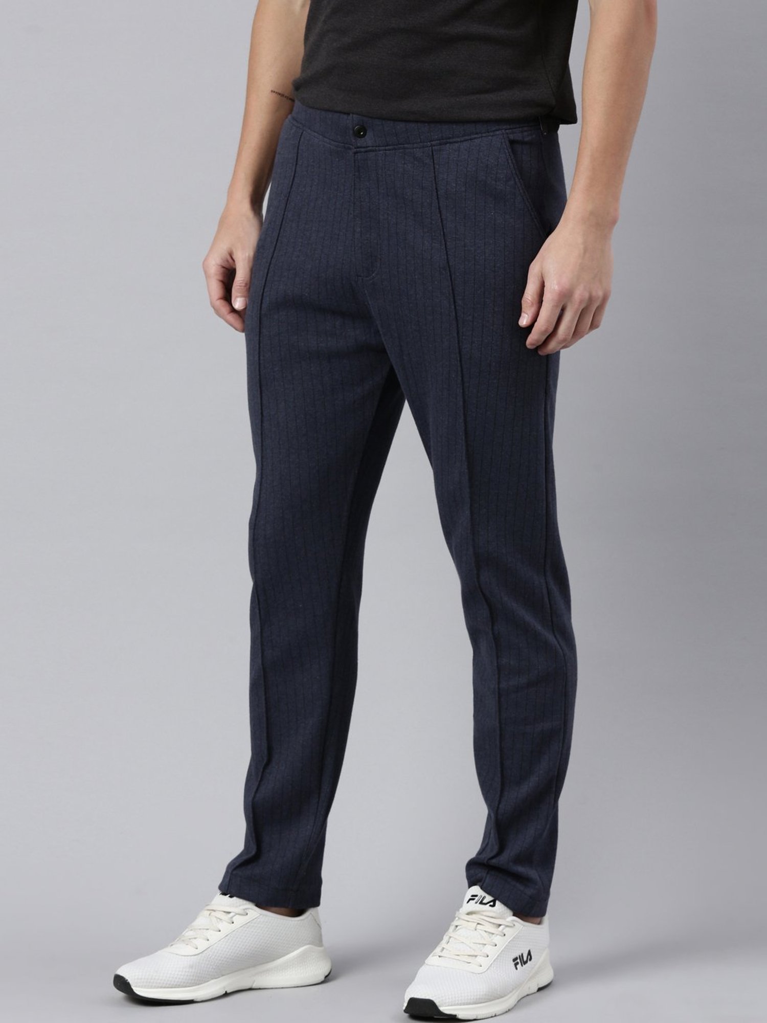 Proline Dark Blue Regular Fit Trackpants