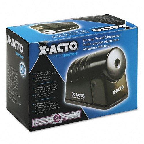 X-ACTO : PowerHouse Desktop Electric Pencil Sharpener, Black -:- Sold as 2 Packs of - 1 - / - Total of 2 Each
