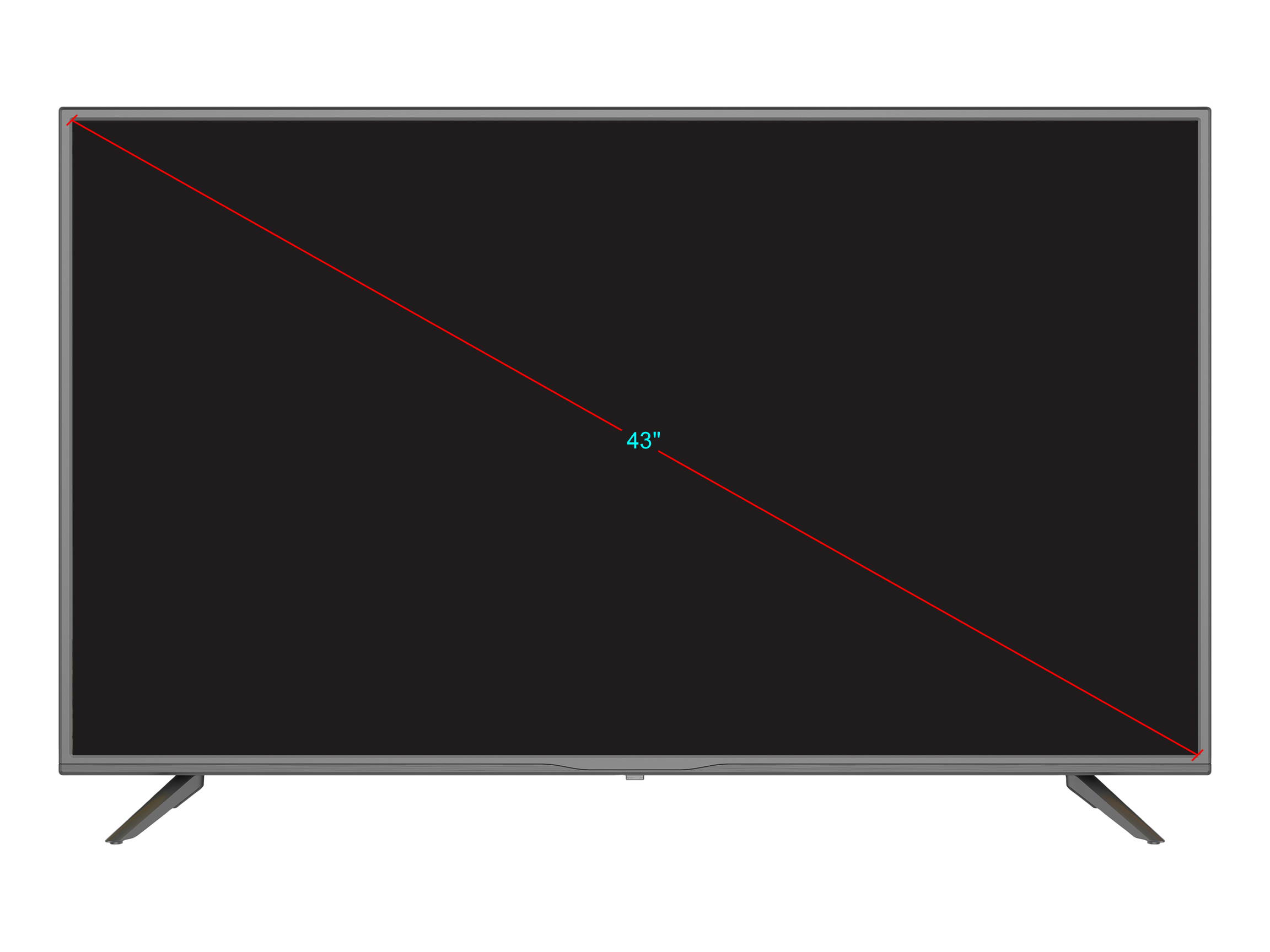 Sansui 43" 1080p 1920 x 1080 LED TV S43P28FN