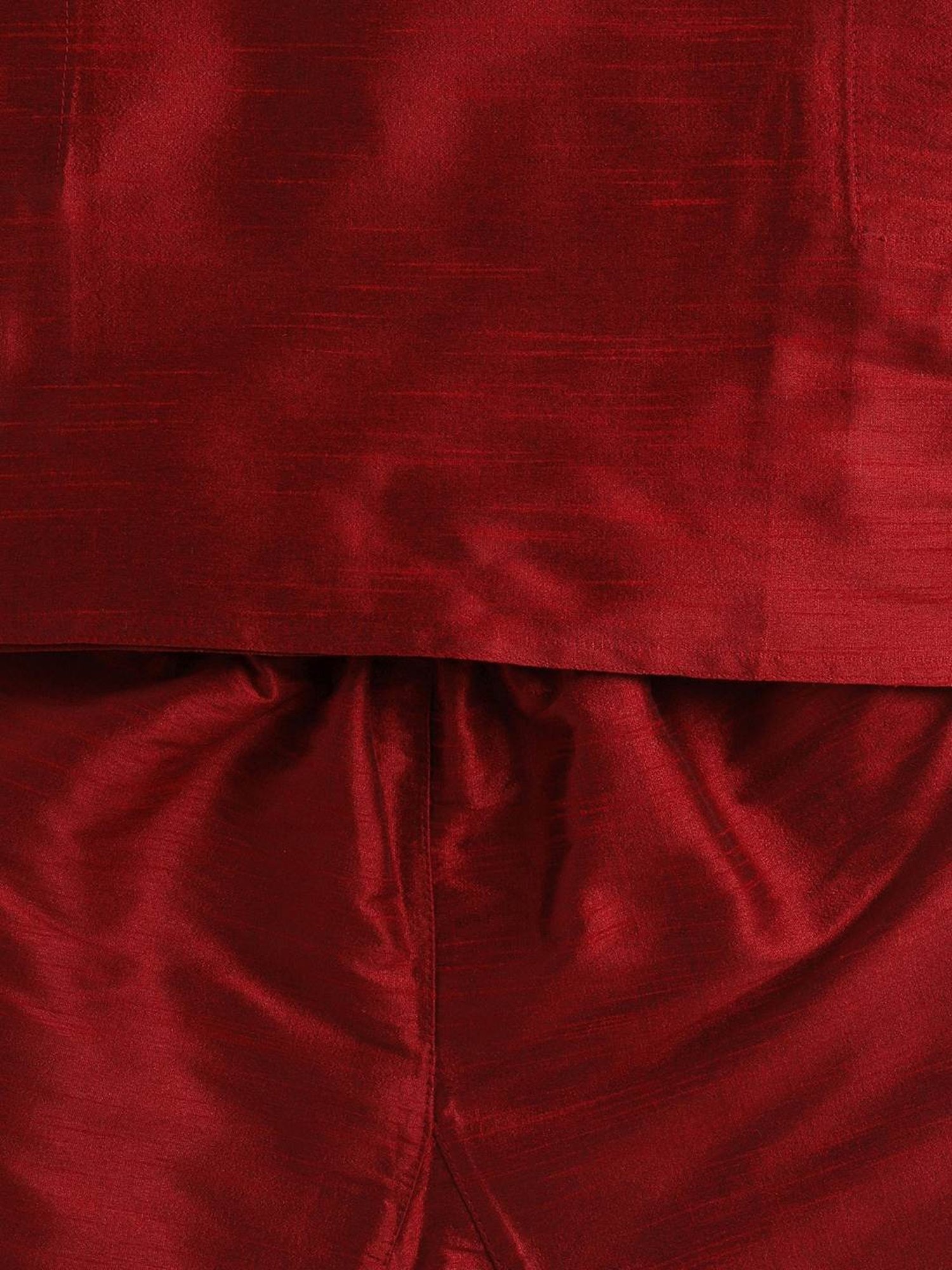 VASTRAMAY SISHU Maroon Straight Fit Kurta Set