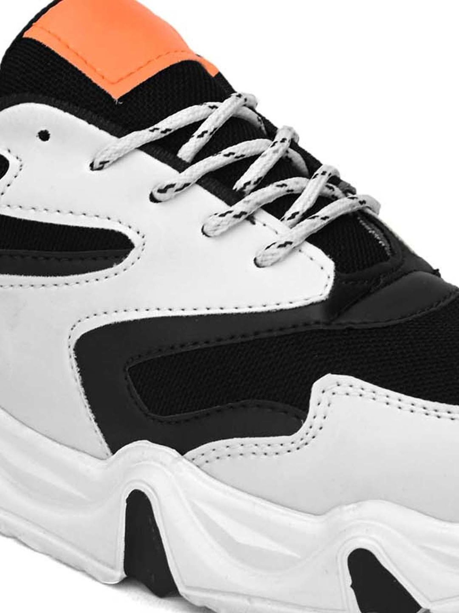 Giorgio Men's White & Black Casual Sneakers