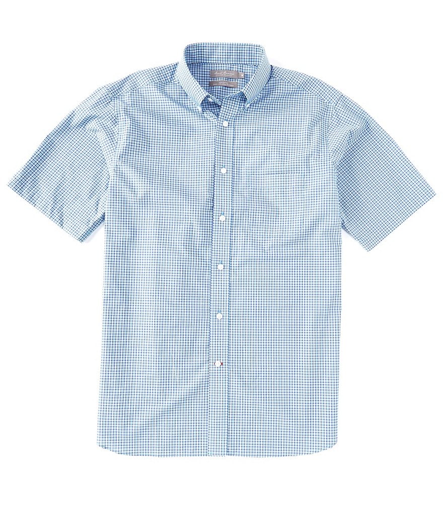 Daniel Cremieux Signature Cotton Check Short-Sleeve Woven Shirt