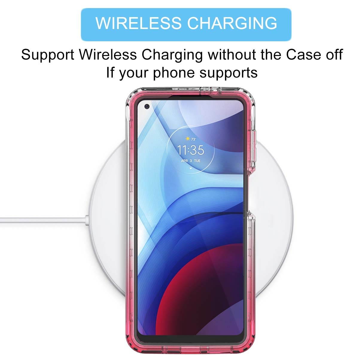 Moto G Power 2021 Case, Tekcoo Shockproof Rugged Body Protection Soft TPU Bumper Clear Case Shell Ultra-Thin Slim Flexible Rubber Anti-Scratch Protective Phone Cover For Moto G Power 2021 - Black