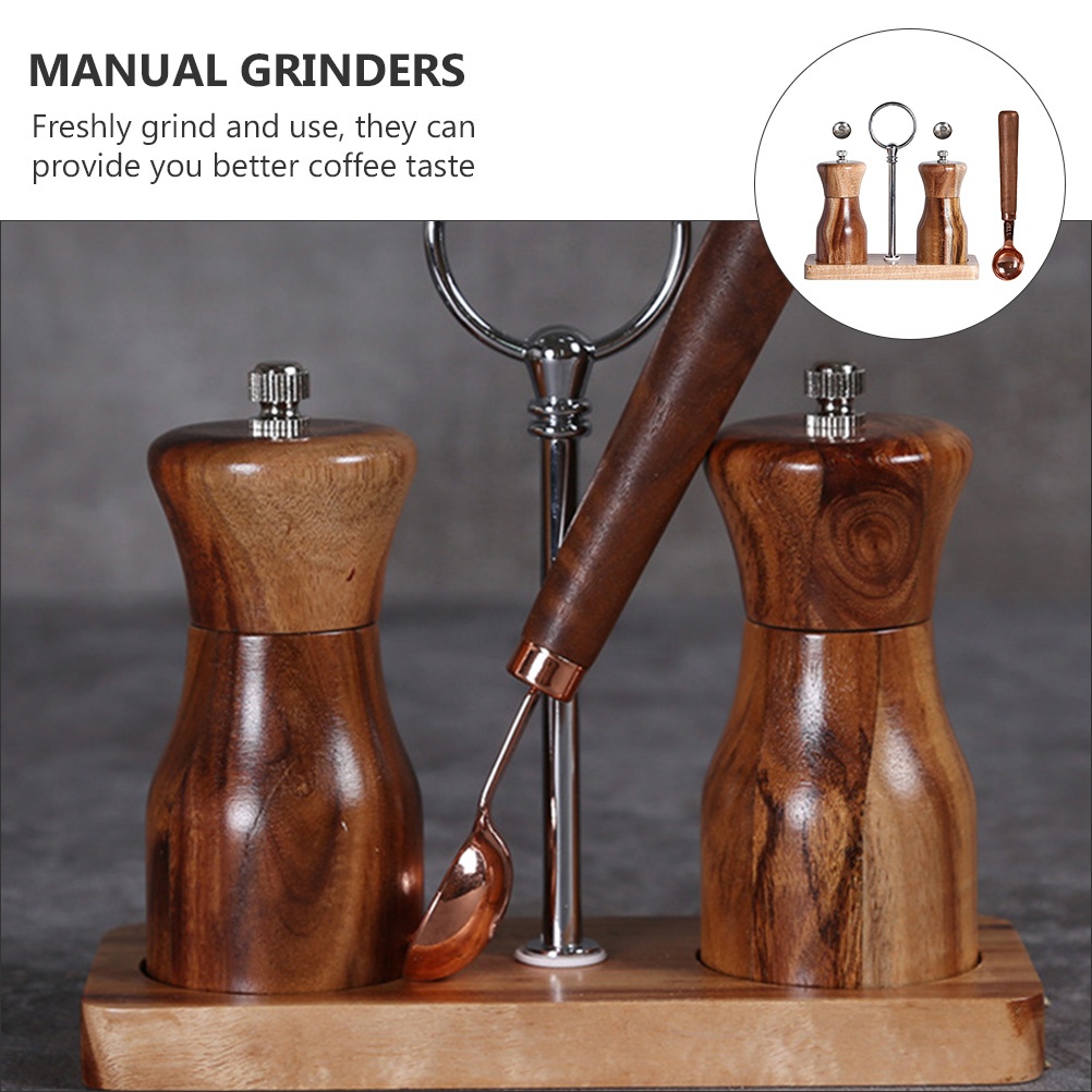 2 Pcs Manual Coffee Grinders Convenient Grinding Bottles Simple Grinding Tools