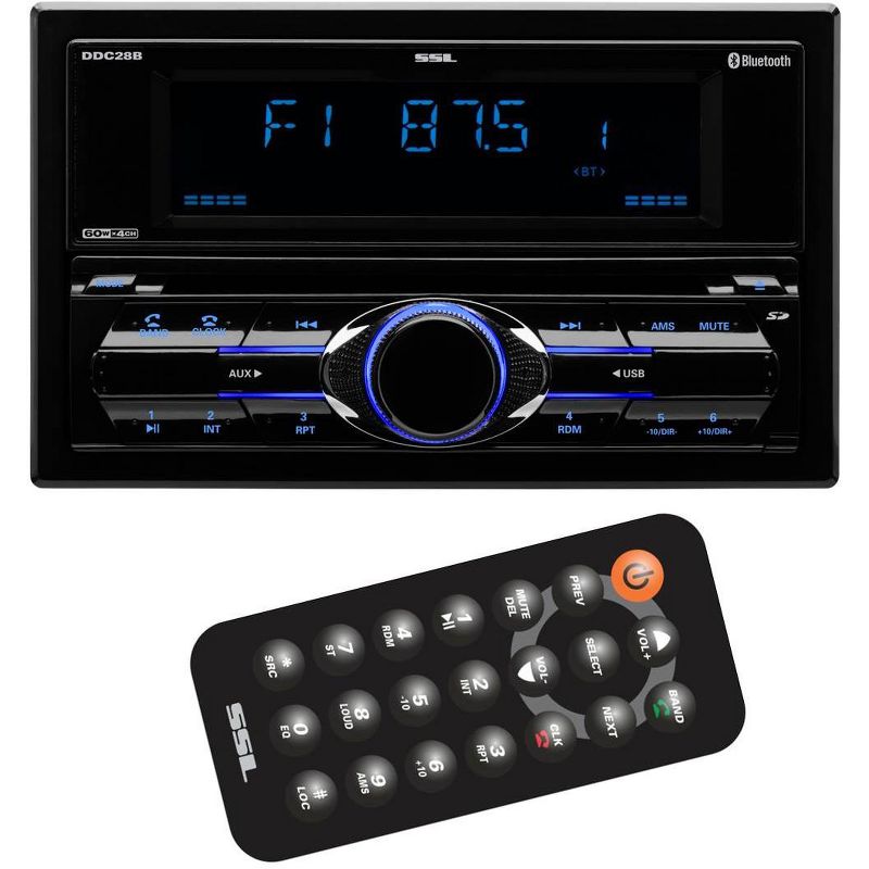 Soundstorm DDC28B 2-Din CD/MP3 Car Player Stereo Aux USB/SD Receiver Bluetooth