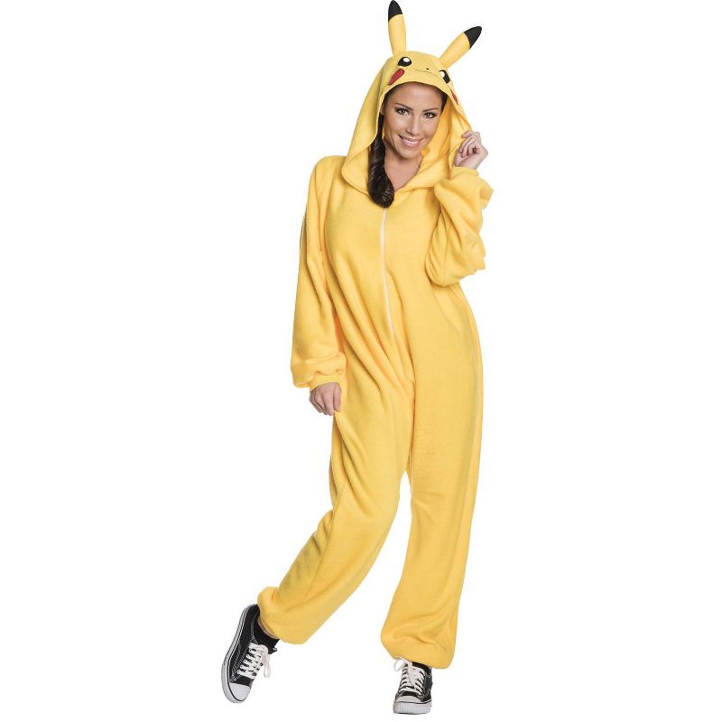Adult Pikachu Adult One Piece Halloween Costume (S)