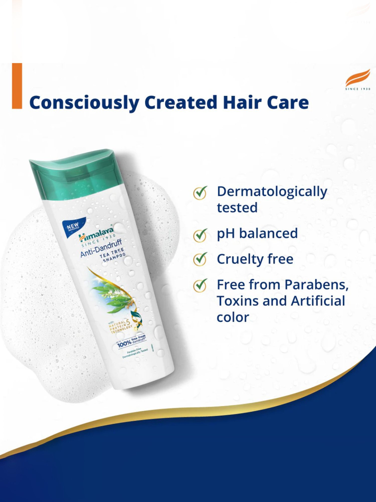 Himalaya Anti-Dandruff Tea Tree Shampoo - 650 ml