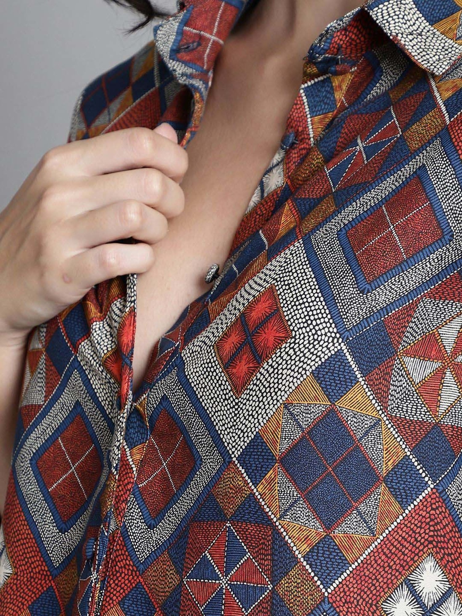 Moms Maternity Maroon Printed Maternity Dress