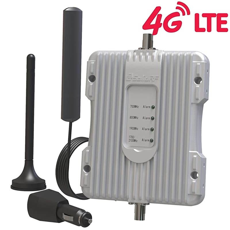 Cell Phone Signal Booster for Car, Truck, SUV - Portable Mobile Cell Signal Booster for Vehicle - Verizon, AT&T, T-Mobile, Sprint & More - Enhance Your Cell Phone Signal Up to 3~5 Miles