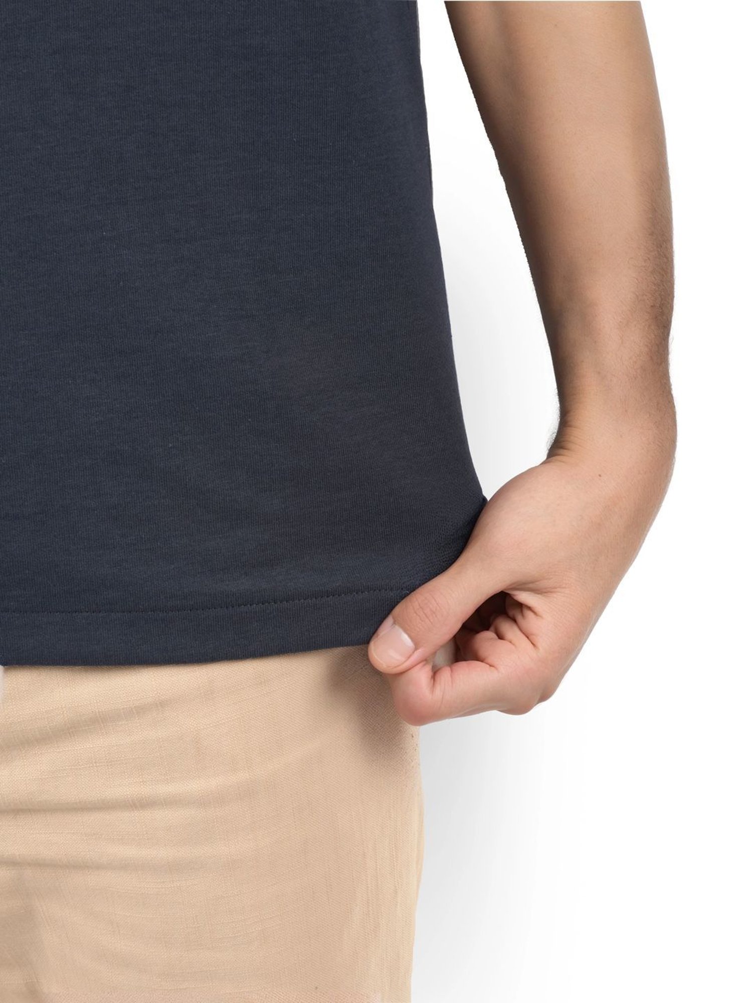 Celio* Navy Regular Fit Polo T-Shirt